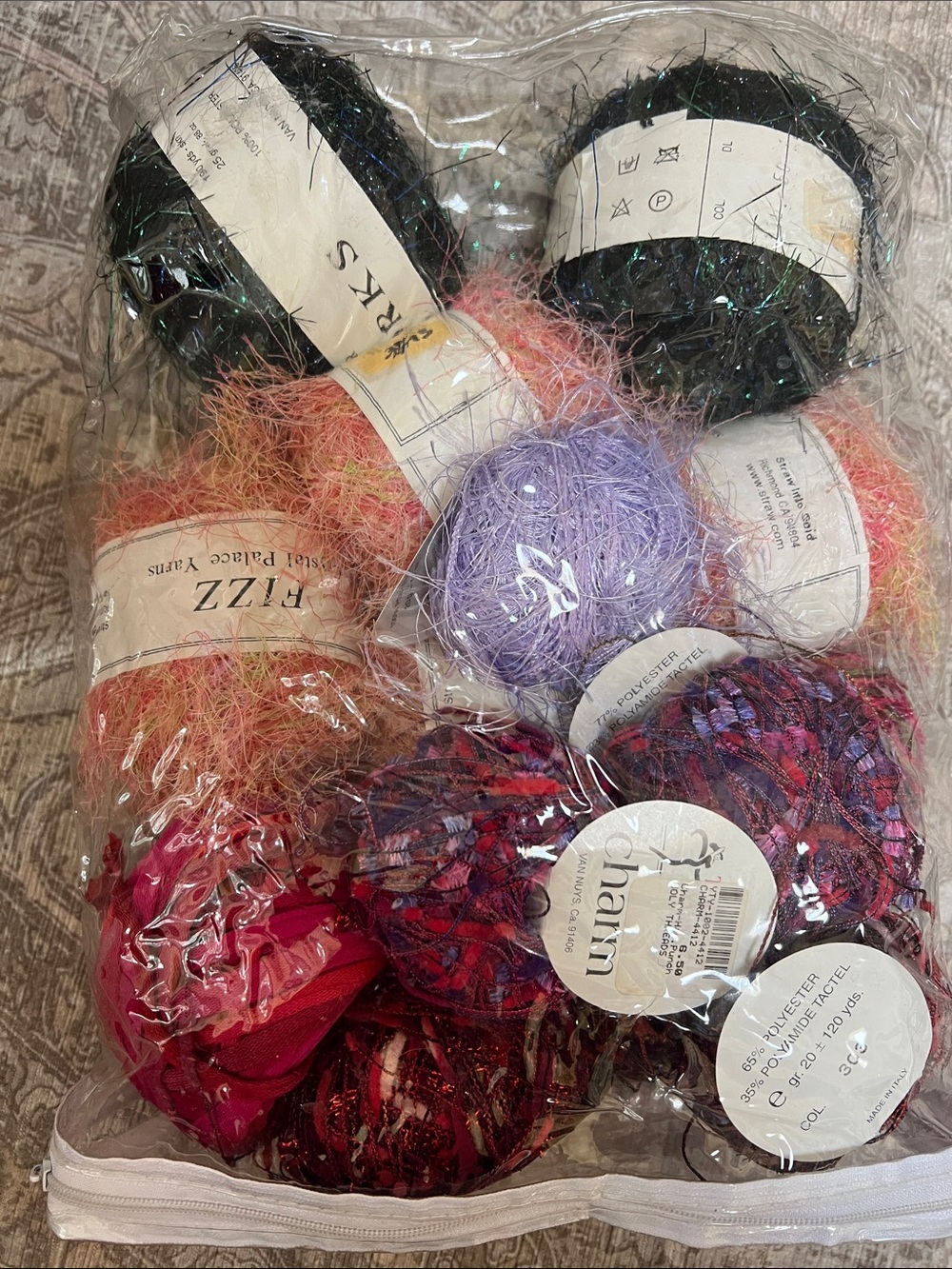 Yarn Balls in Bag